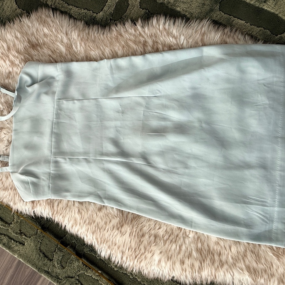 90s style prom dress- Light Blue